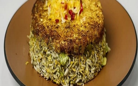 باقالی پلو نیم پرسی