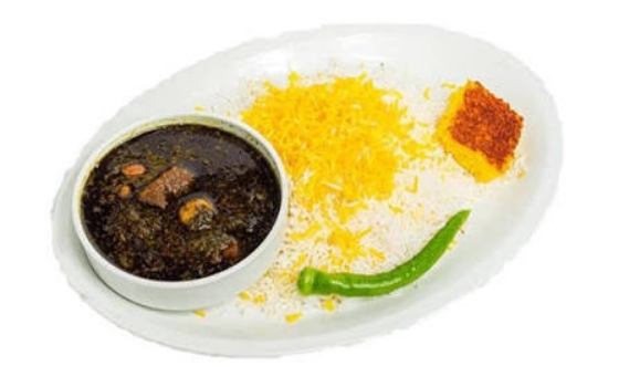 چلوقرمه سبزی